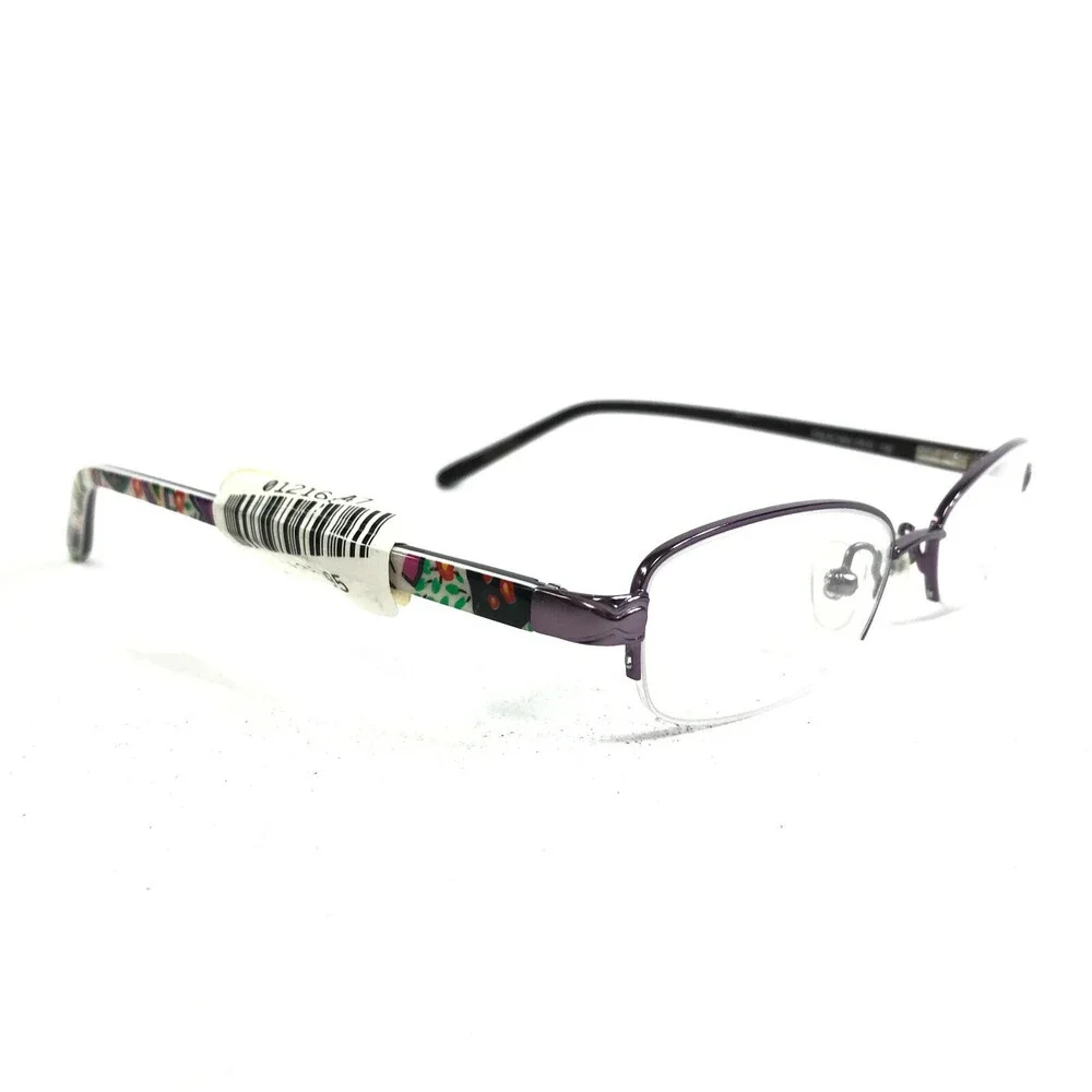 Vera Bradley Petite Eyeglasses Frames Susie Viva La Vera Purple Floral 48-16-130